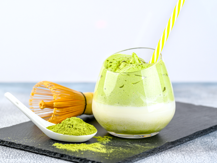 matcha ice cream float | Classpop Shot