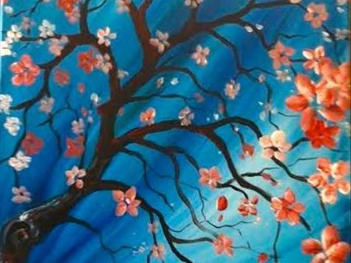 Paint and Sip - Calming Cherry Blossoms - Houston | Classpop!