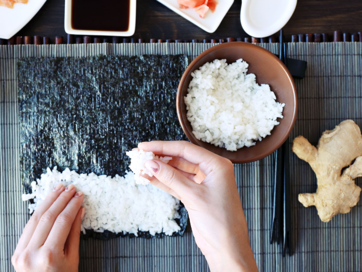 Philadelphia - sushi rice Shot