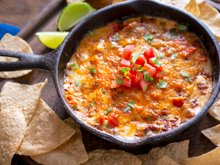 queso with chips | Classpop Shot