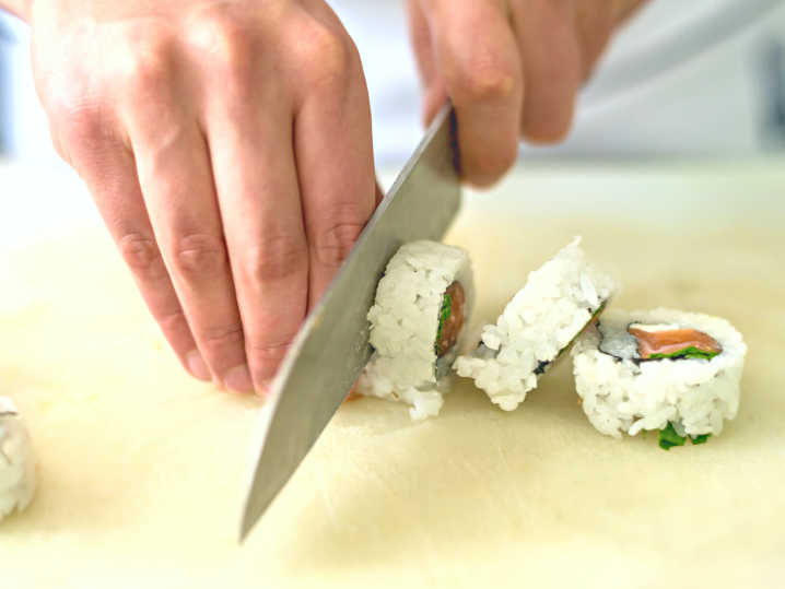 Houston - slicing sushi Shot