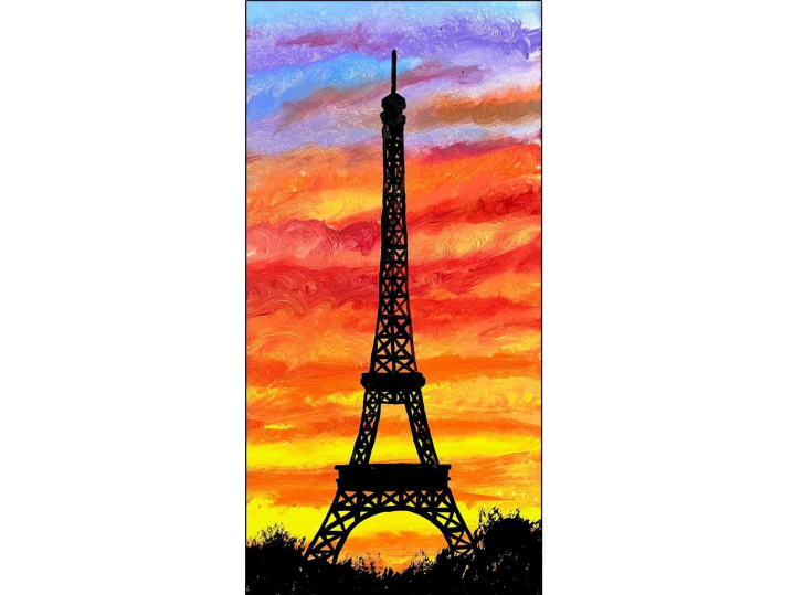 Paint and Sip - Eiffel Tower Sunset - San Diego | Classpop!