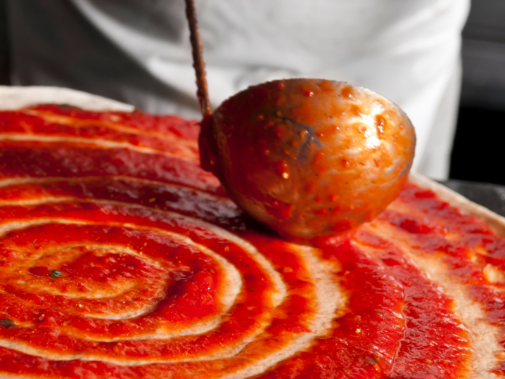 Los Angeles - homemade pizza sauce Shot