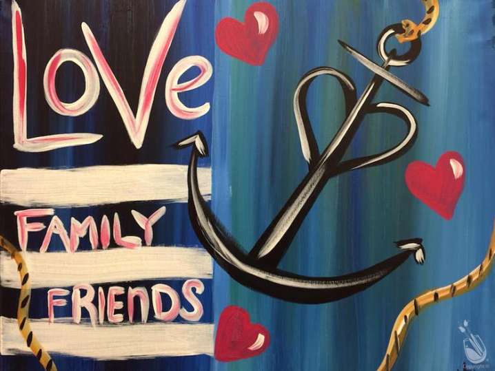 Paint and Sip - Anchored by Love - Houston | Classpop!