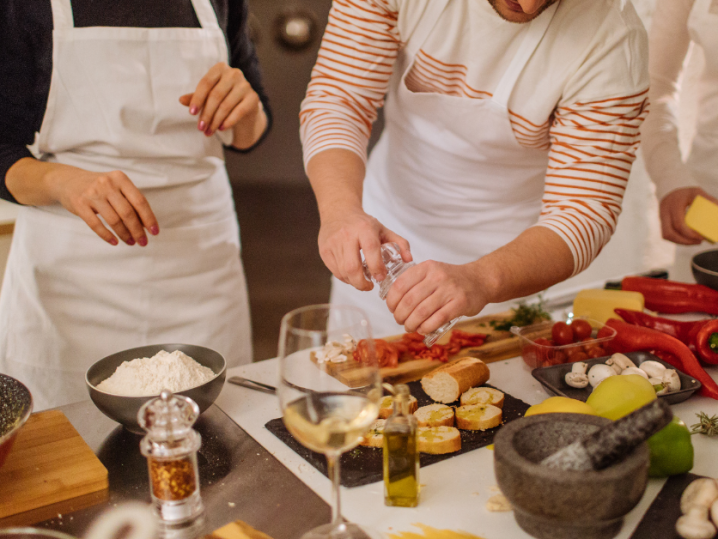 NYC - team building pasta class Shot