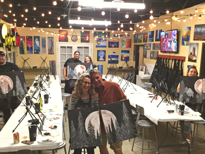 Colorado Springs - paint and sip for couples Shot