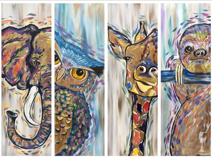 Paint and Sip - Adorable Animals - Colorado Springs | Classpop!