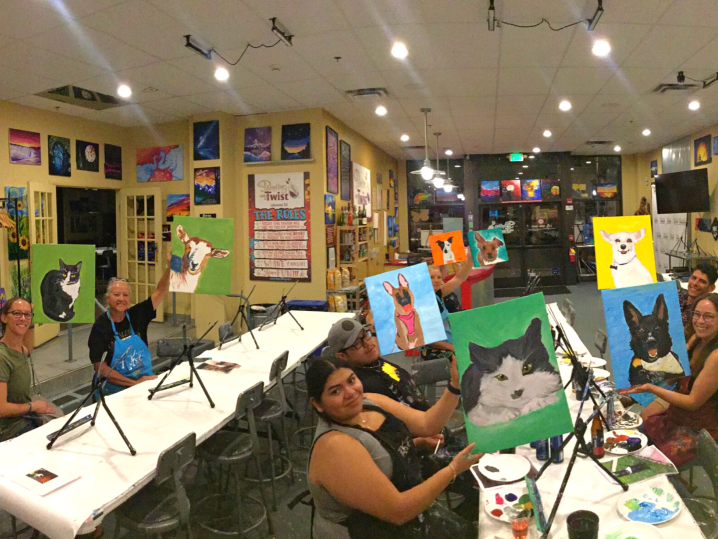 Paint and Sip - A Happy Hour Parade! - Colorado Springs | Classpop!