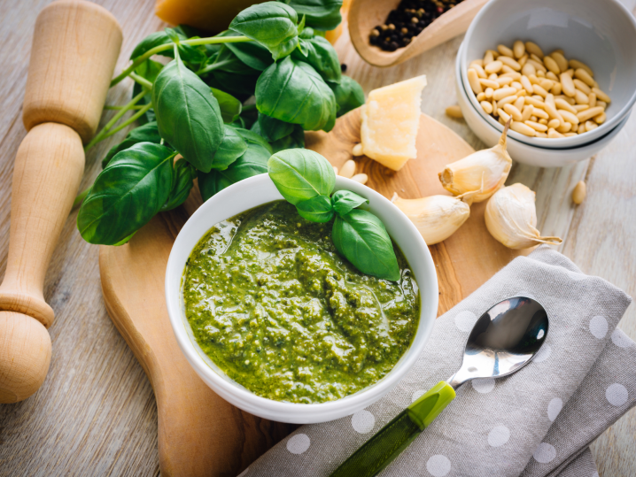 Baton Rouge - pesto ingredients Shot