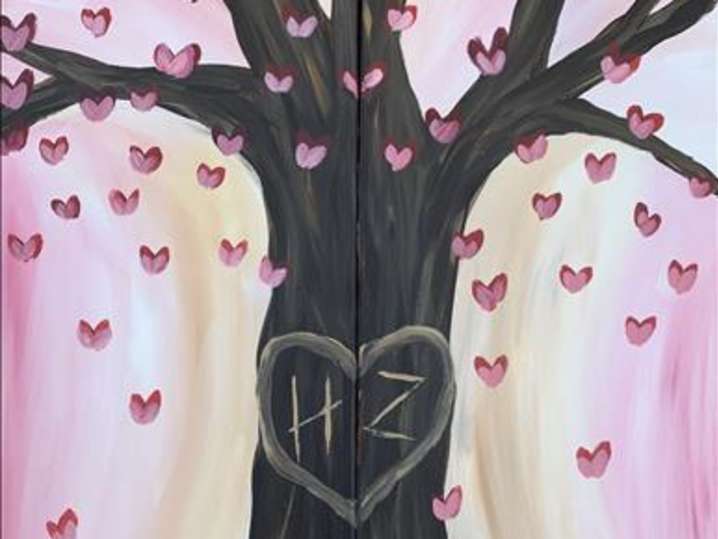 Paint and Sip - Romantic Tree Carvings - Houston | Classpop!