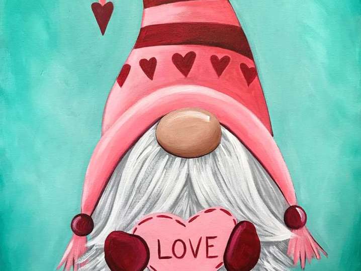 Paint and Sip - Sweetheart Gnome - Boston | Classpop!
