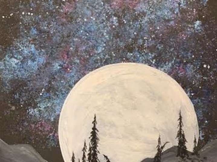 Paint and Sip - The Moon and Galaxy Beyond - Denver | Classpop!