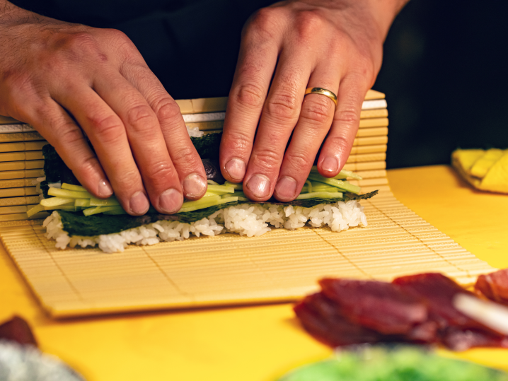 NYC - rolling sushi Shot