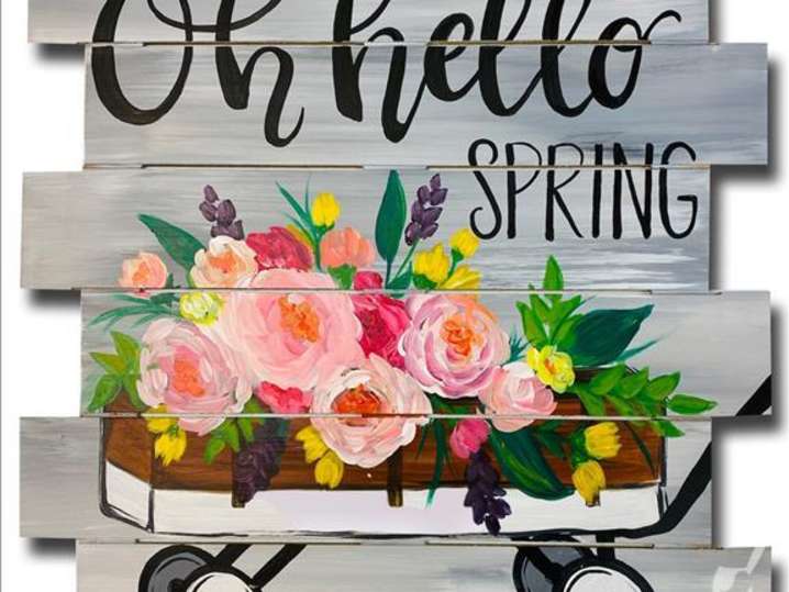 Paint and Sip - A Wagon Full of Color - Houston | Classpop!