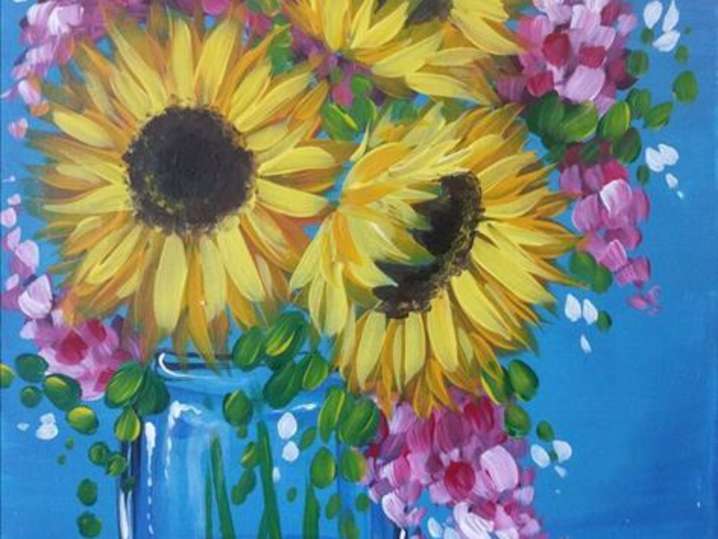 Paint and Sip - Sweet Sunflowers - Houston | Classpop!