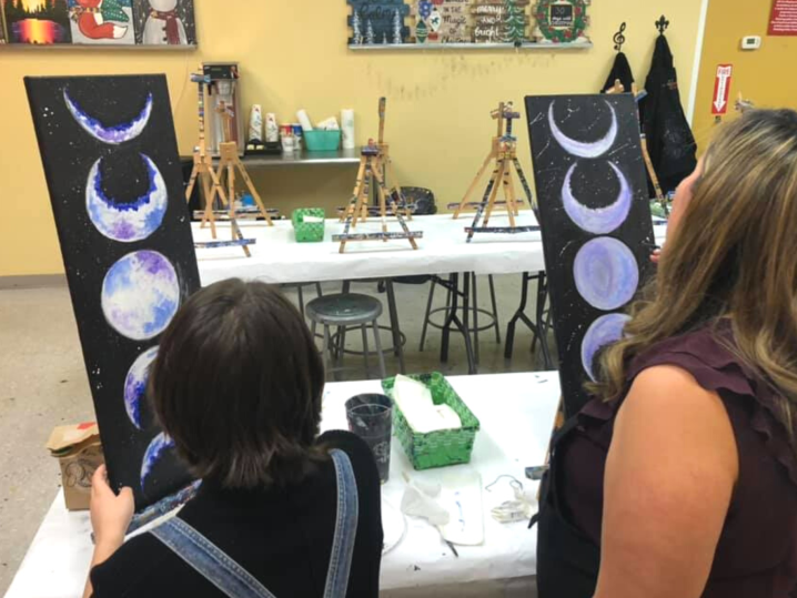 Serene Sip N Paint Houston Scene Concept Serene Sip N Paint Houston Scene Concept