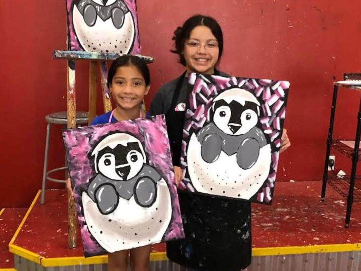 Houston - kids painting Shot