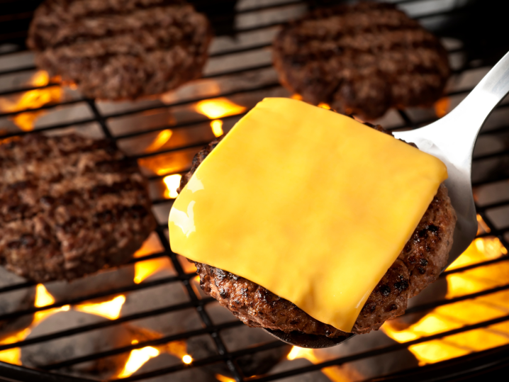 Baton Rouge - grilling burger Shot