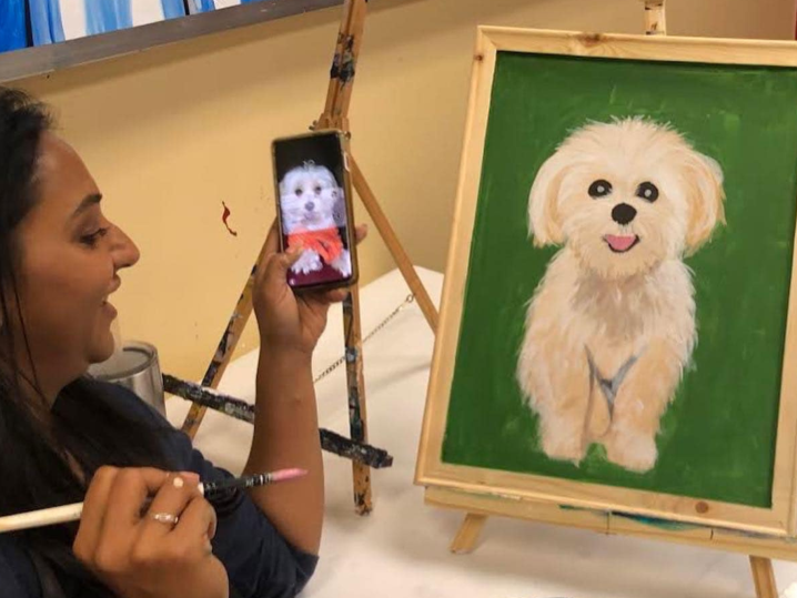 Houston - pet painting Shot