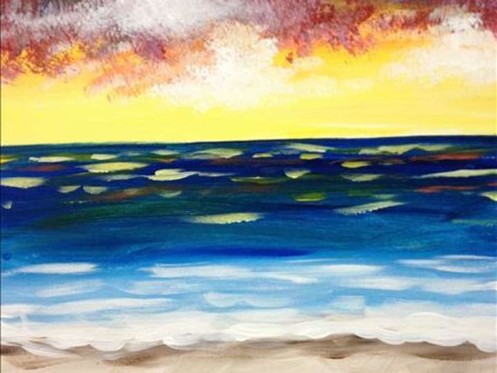 Paint and Sip - Relax by the Seaside - Houston | Classpop!
