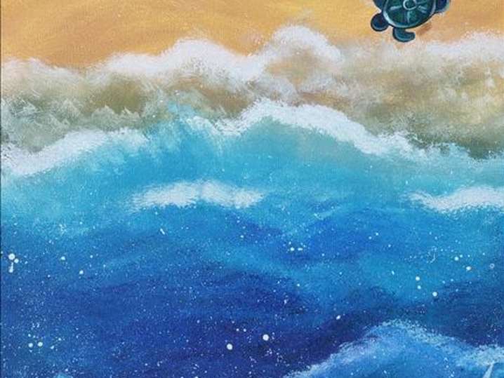 Paint and Sip - First Ocean Swim - Denver | Classpop!