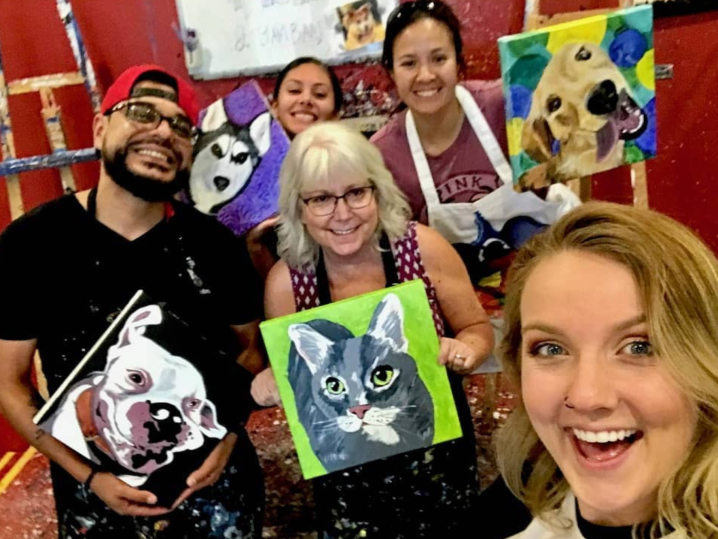 Paint and Sip - A Cloudy Sunset - Houston | Classpop!