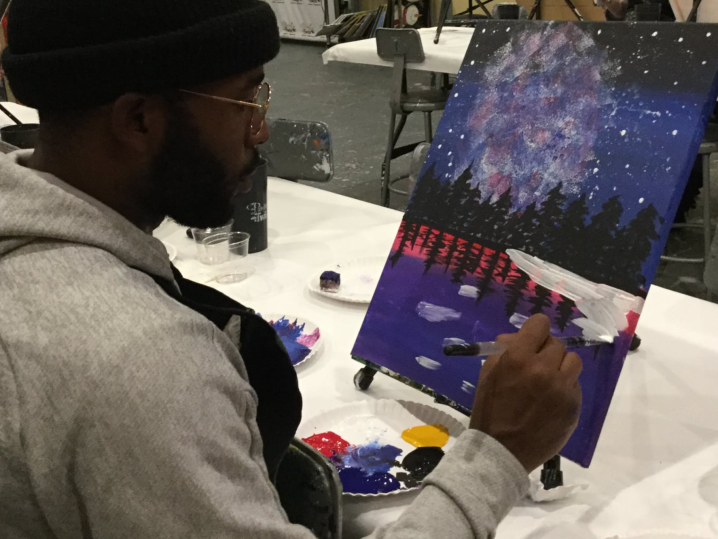 Paint and Sip - A Cloudy Sunset - Houston | Classpop!