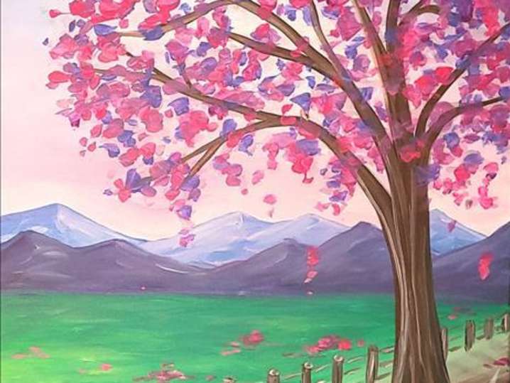Paint and Sip - Fancy Mountainside Foliage - Colorado Springs | Classpop!