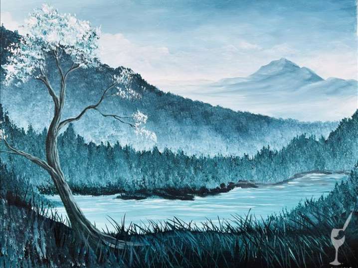 Paint and Sip - Majestic Mountainside (First Drink Free!) - Colorado ...