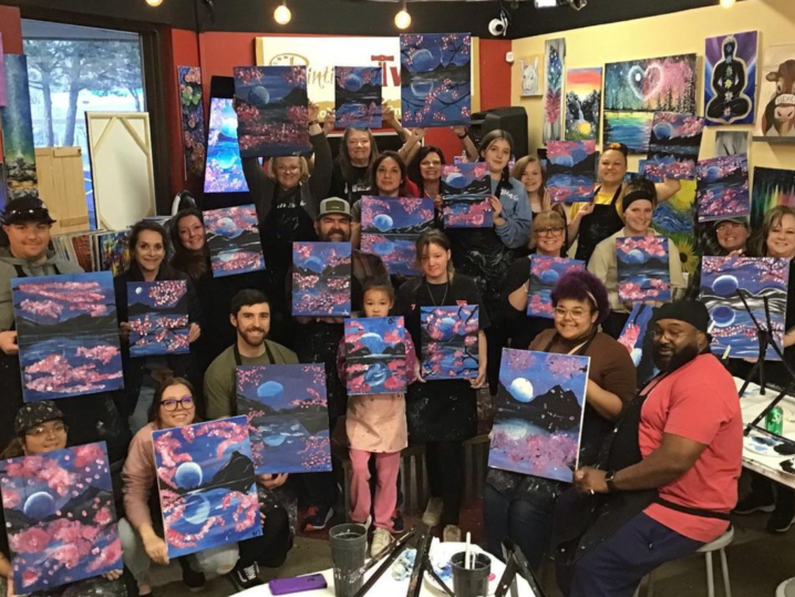 Colorado Springs - family paint and sip Shot