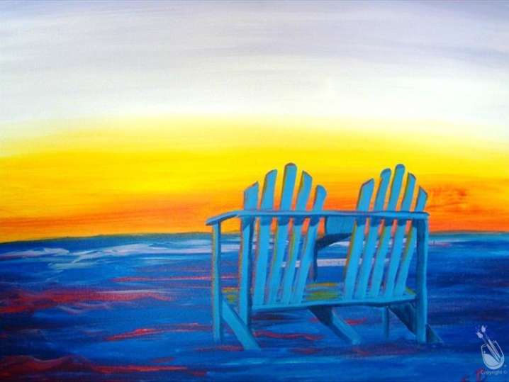 Paint and Sip - Sunset for Two - Houston | Classpop!