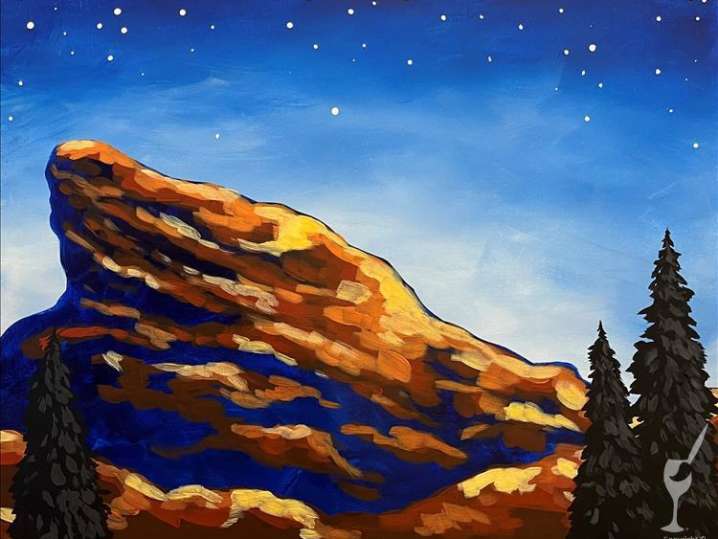 Paint and Sip - Red Rock Portrait - Denver | Classpop!