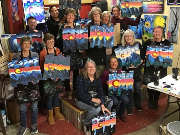 Paint and Sip - Glowing Night Walk - Colorado Springs | Classpop!