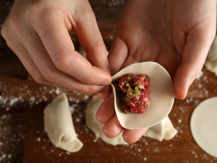 NYC - filling gyoza Shot