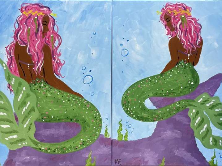 Paint and Sip - Family Fun - Under the sea - Houston | Classpop!
