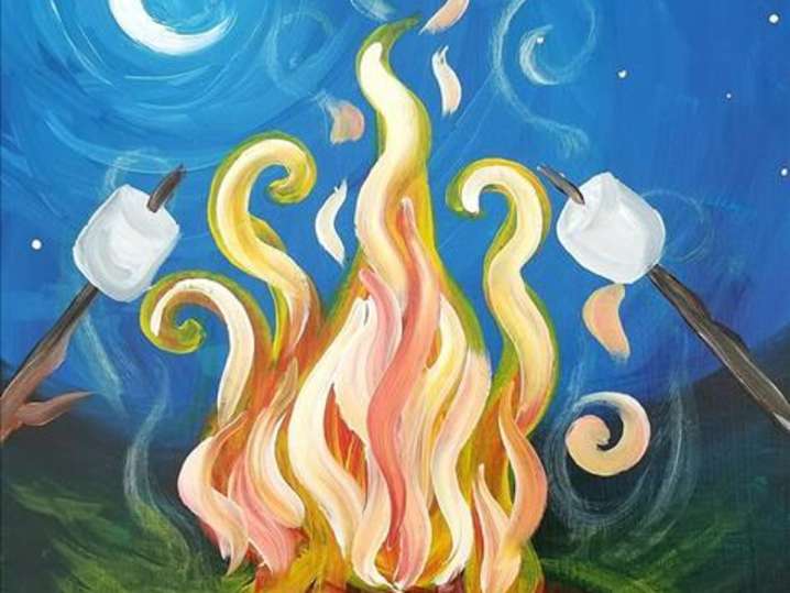 Paint and Sip - Summertime S'mores - Colorado Springs | Classpop!