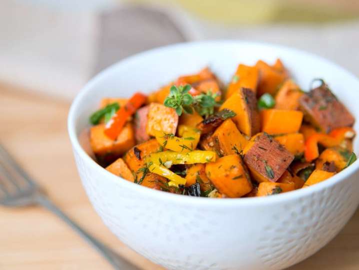 maple bacon sweet potato hash | Classpop Shot