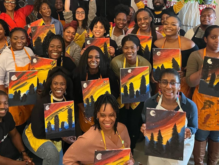 Boston - group paint and sip Shot