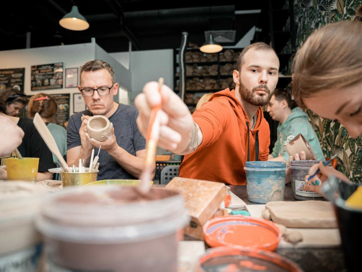 NYC - fun pottery class Shot