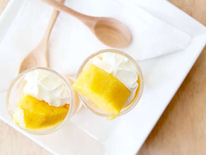 mango and lychee parfait | Classpop Shot