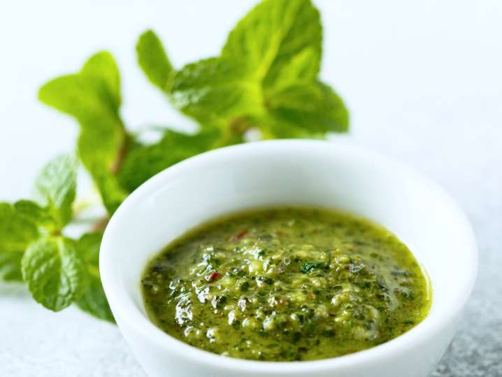 zucchini and mint puree sauce | Classpop Shot