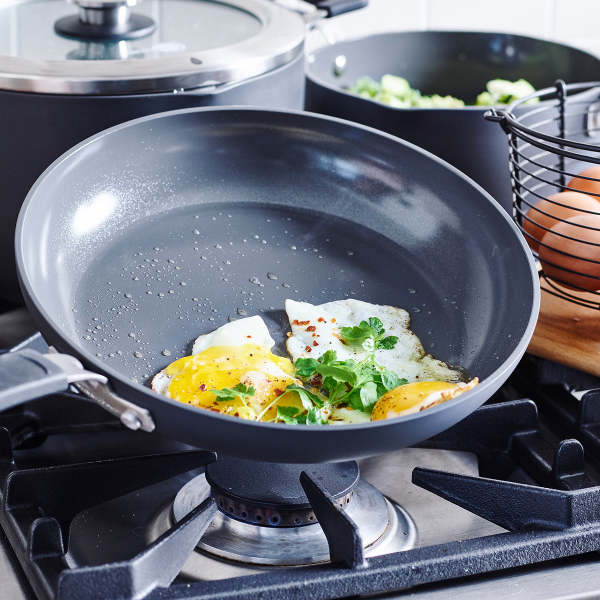 GreenPan Levels Ceramic Nonstick 10 & 12" Fry Pan Set 4