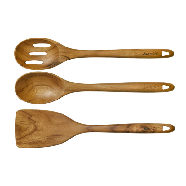 Anolon 3 Piece Teak Tool Set 3