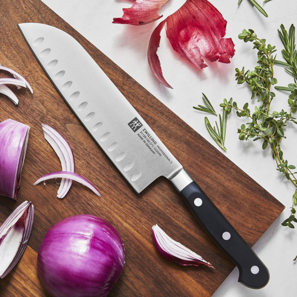 Zwilling Professional S Hollow Edge Santoku Knife 1