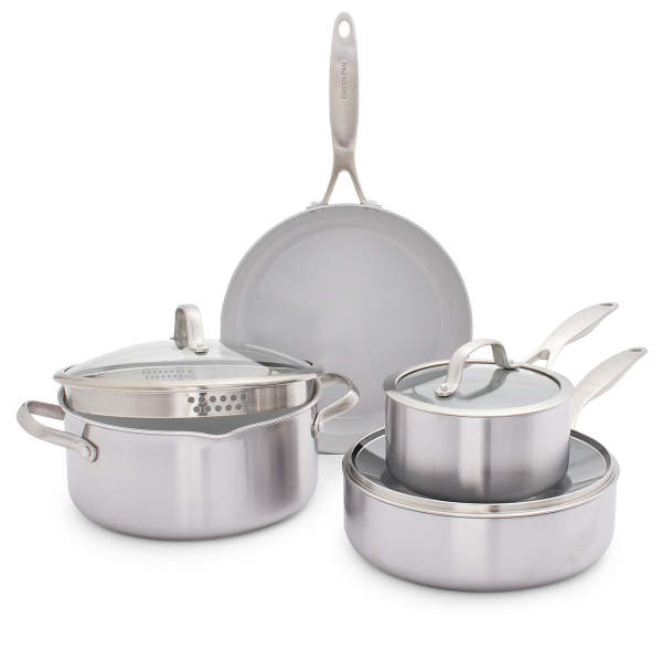 GreenPan Venice Pro Ceramic Nonstick 7-Piece Cookware Set 2