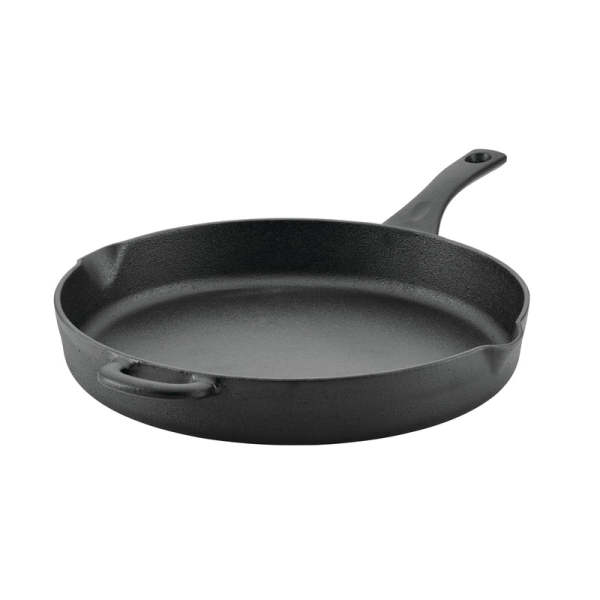 Ayesha Curry 12-Inch Pre-Seasoned Cast Iron Frying Pan 3