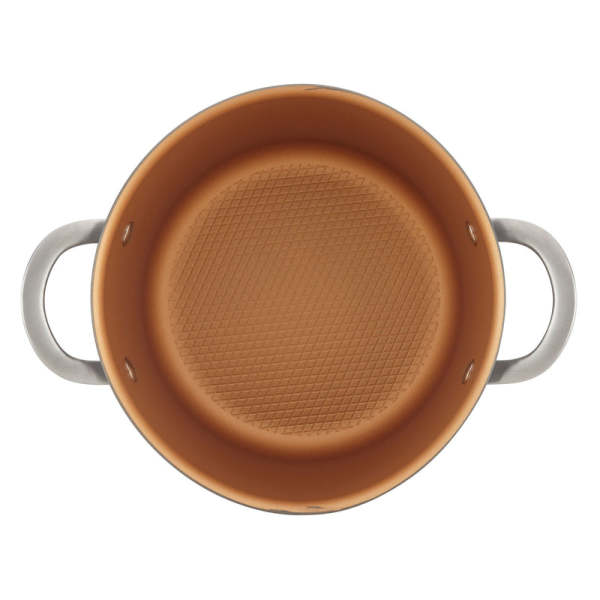 Ayesha Curry 4.5-Quart Hard Anodized Nonstick Saucepot with Lid 2