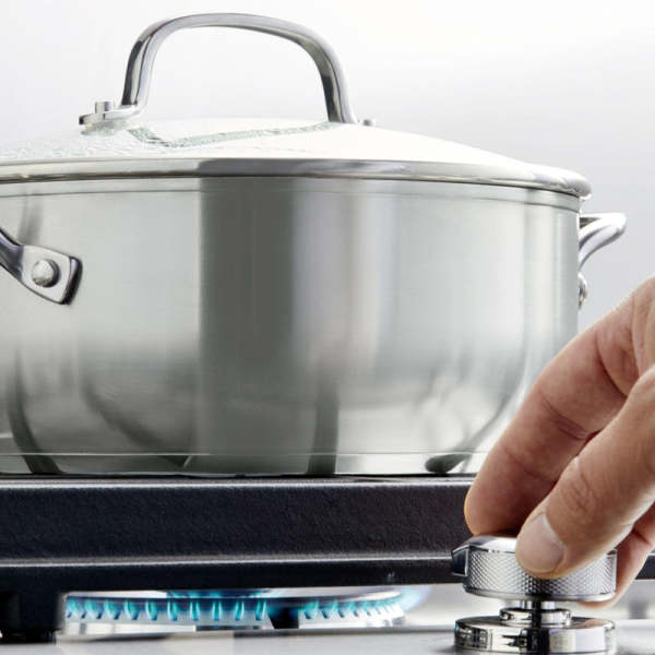 KitchenAid 4-Quart 3-Ply Stainless Steel Casserole with Lid 4