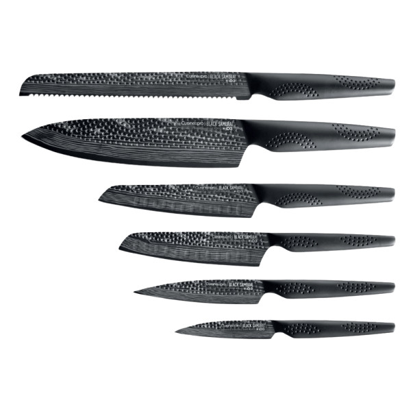 Cuisine::pro iD3 Black Samurai Sakai 7-Piece Knife Block Set 4