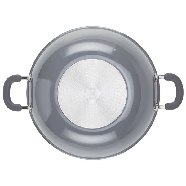 Rachael Ray Create Delicious Enameled Aluminum 14.25-Inch Wok 4